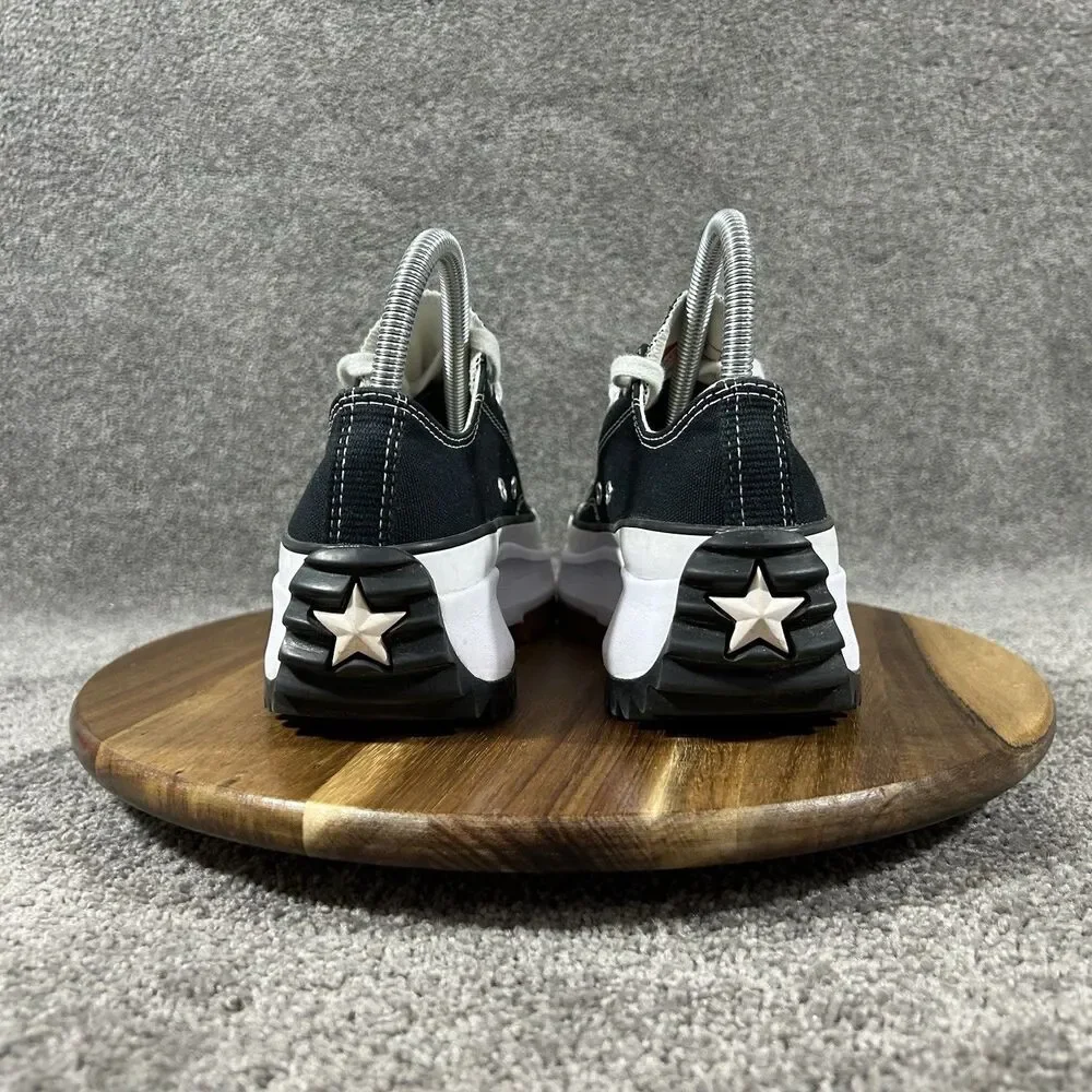 Converse Run Star Hike Ox Low Top Women’s Size 6 Black White Gum Platform Shoes